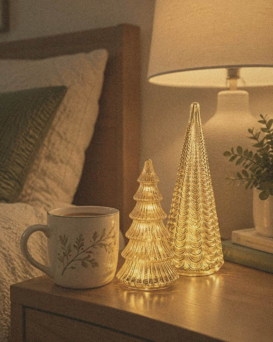 The Frostline Mercury Glass Tree Set