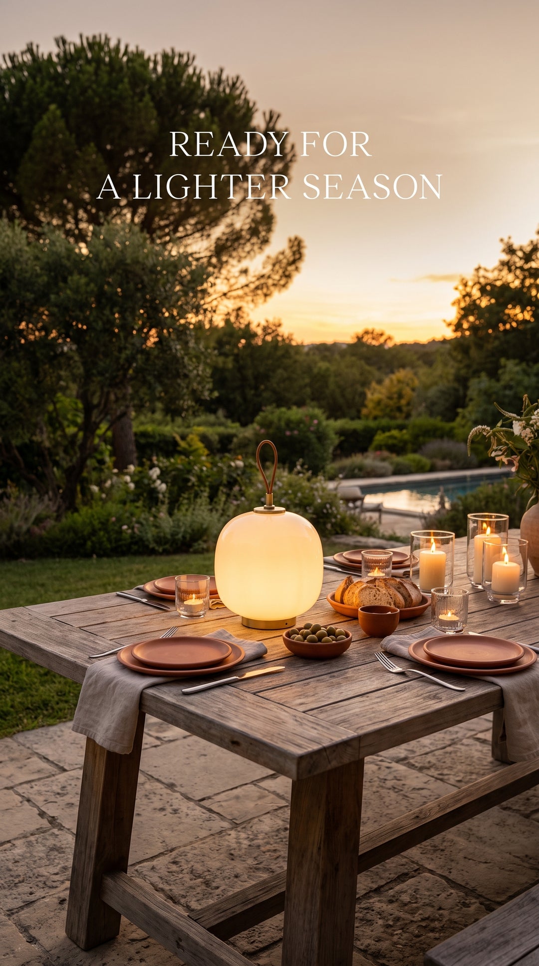 Portable Luminaire That Warms Every Corner