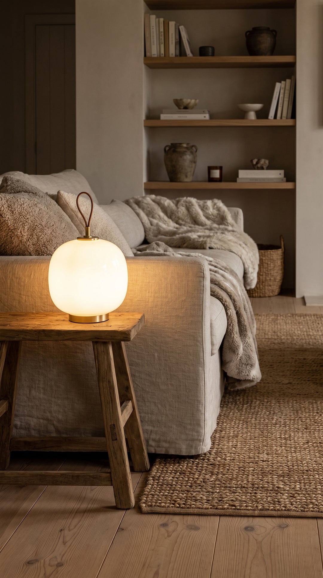 Portable Luminaire That Warms Every Corner