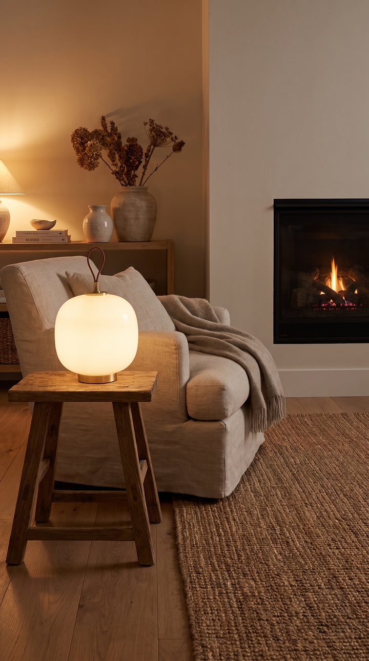 Portable Luminaire That Warms Every Corner