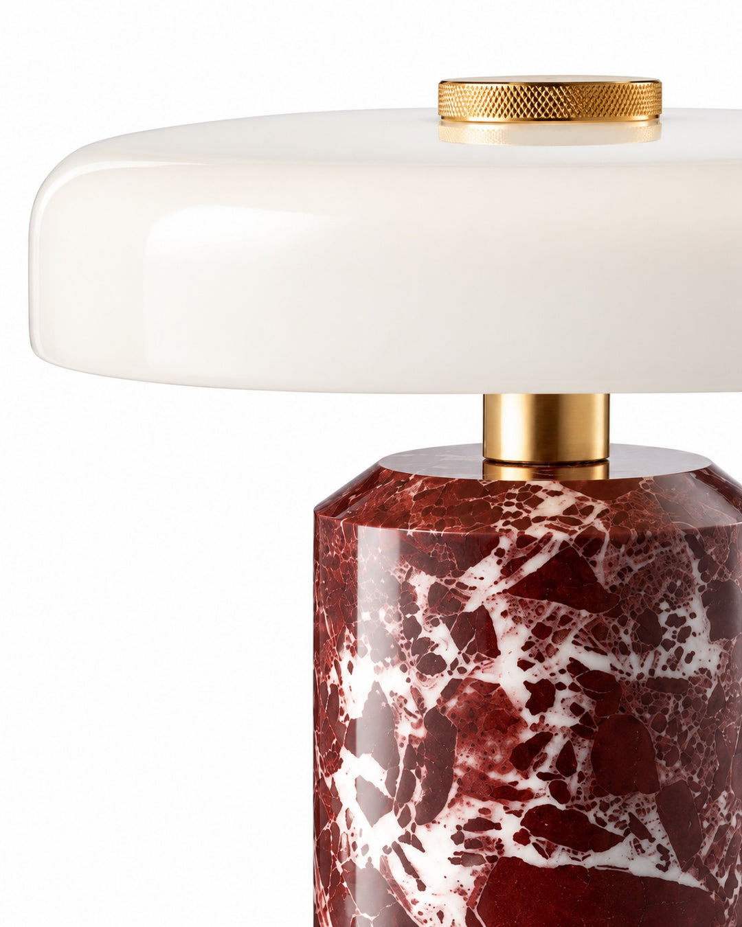 The Verona Marble Table Lamp, Rechargeable Touch Dimmable Light