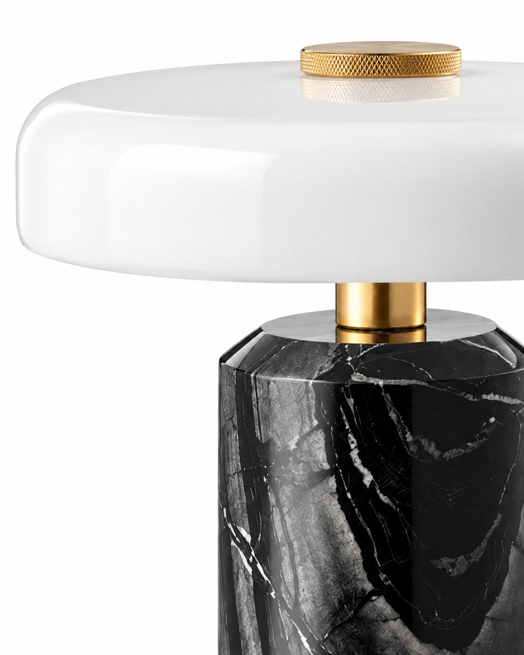 The Verona Marble Table Lamp, Rechargeable Touch Dimmable Light