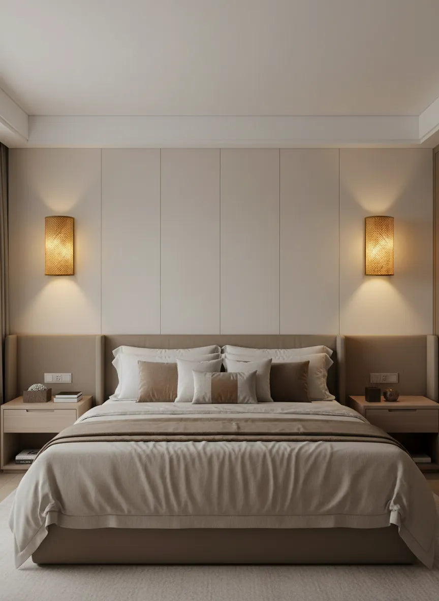 Lampe Murale en Bambou d'Intérieur (1 pc)