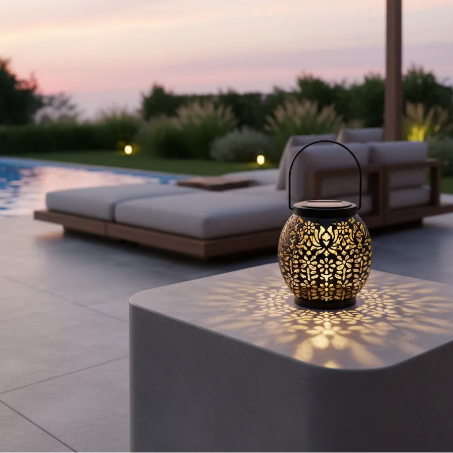 Kasbah — marocká solární venkovní lampa