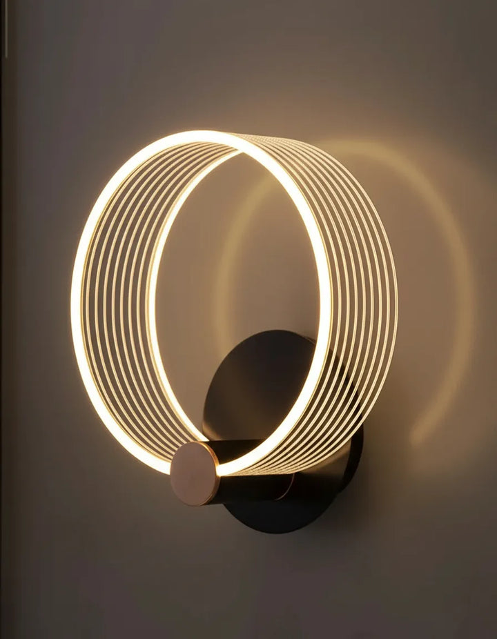 Lampada da Parete ad Anello Halo Moderna