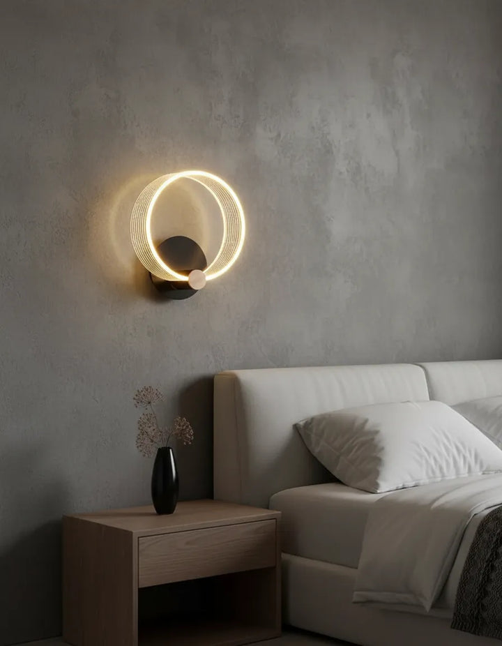 Lampada da Parete ad Anello Halo Moderna