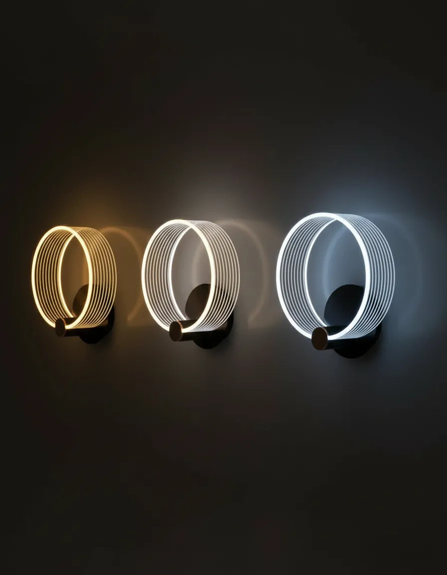 Lampada da Parete ad Anello Halo Moderna