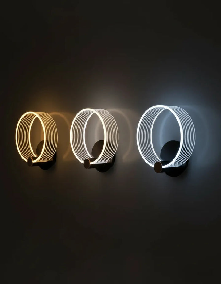 Lampada da Parete ad Anello Halo Moderna