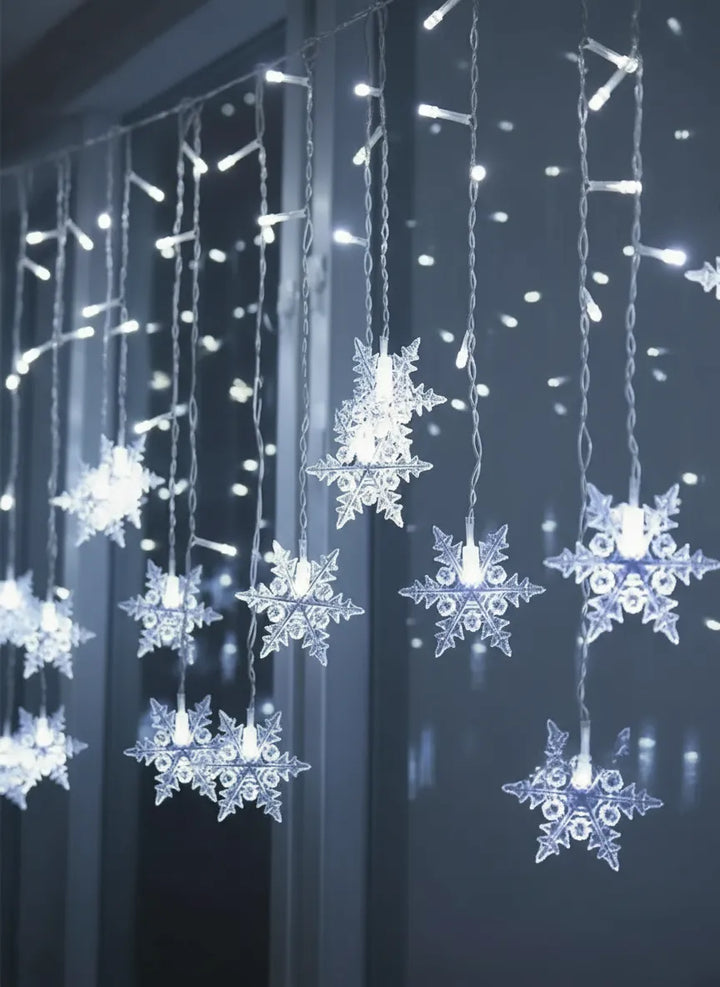 Guirlande Lumineuse en Flocon de Neige – 3,5 m (11,5 ft)