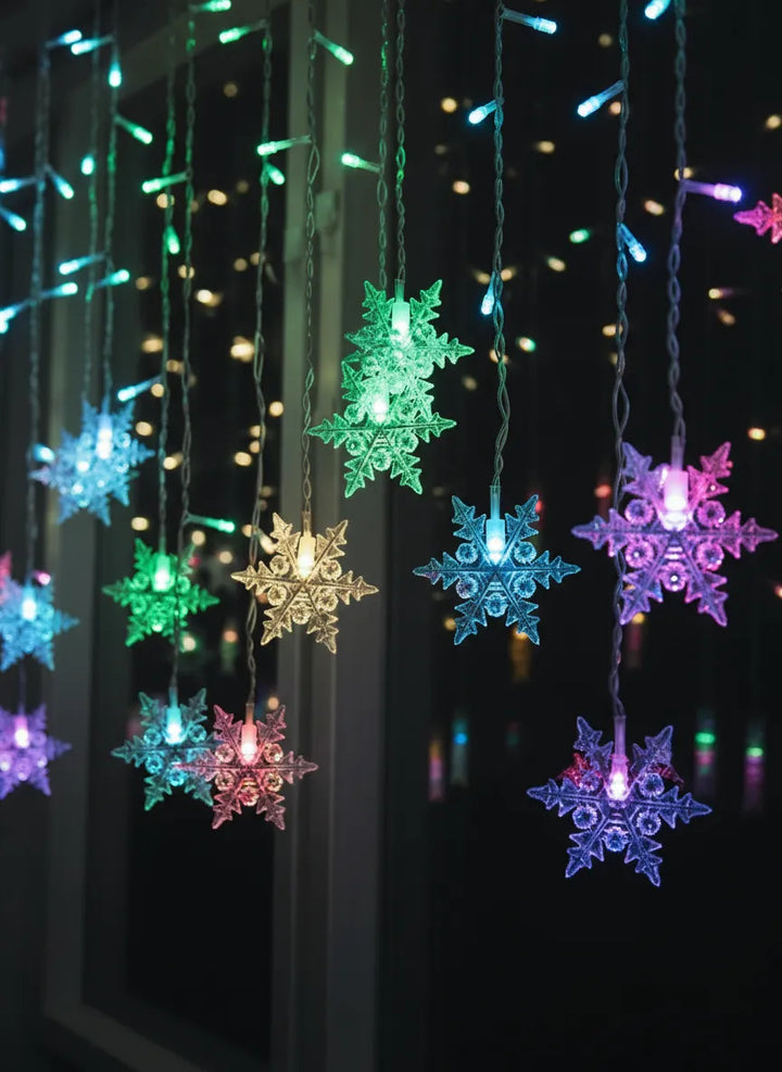 Guirlande Lumineuse en Flocon de Neige – 3,5 m (11,5 ft)