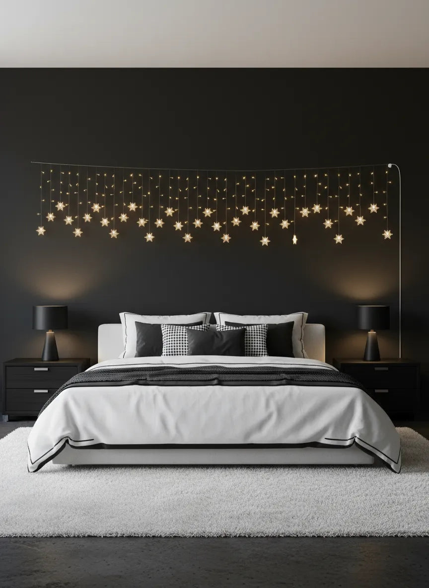 Guirlande Lumineuse en Flocon de Neige – 3,5 m (11,5 ft)