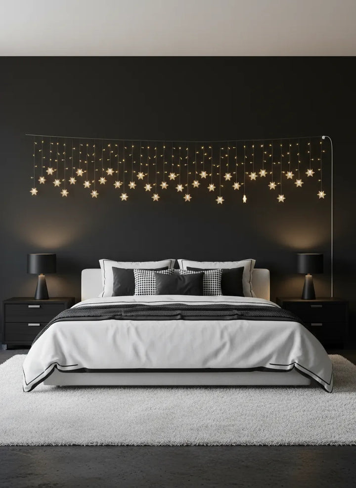 Guirlande Lumineuse en Flocon de Neige – 3,5 m (11,5 ft)