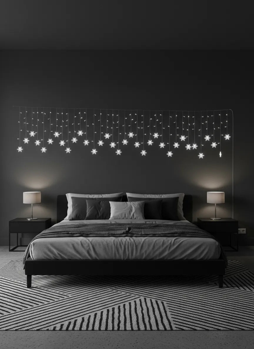 Guirlande Lumineuse en Flocon de Neige – 3,5 m (11,5 ft)