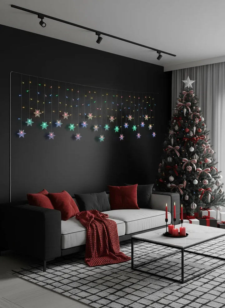 Guirlande Lumineuse en Flocon de Neige – 3,5 m (11,5 ft)