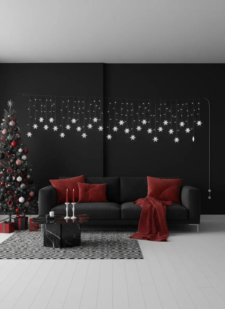 Guirlande Lumineuse en Flocon de Neige – 3,5 m (11,5 ft)