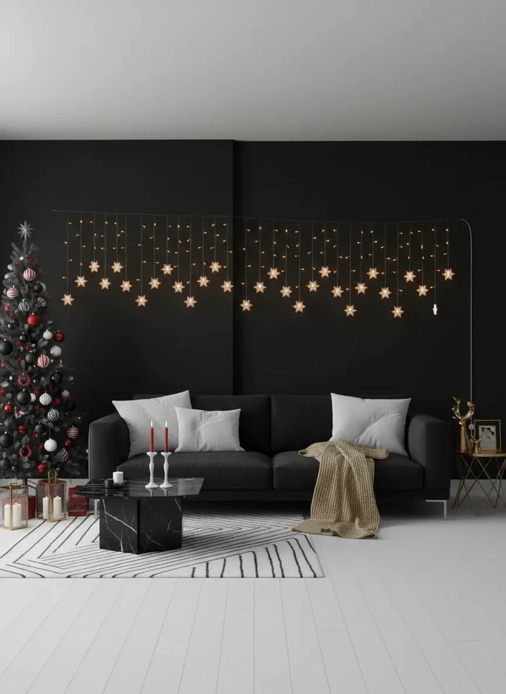 Guirlande Lumineuse en Flocon de Neige – 3,5 m (11,5 ft)