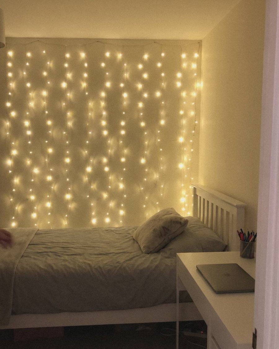 Cascade Fairy Curtain Lights – USB LED Window Lights with Remote